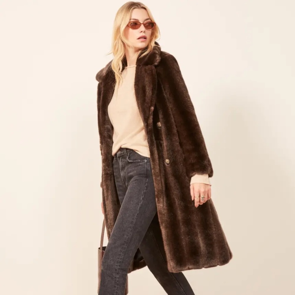 Brand New With Tags! Reformation Hank Coat